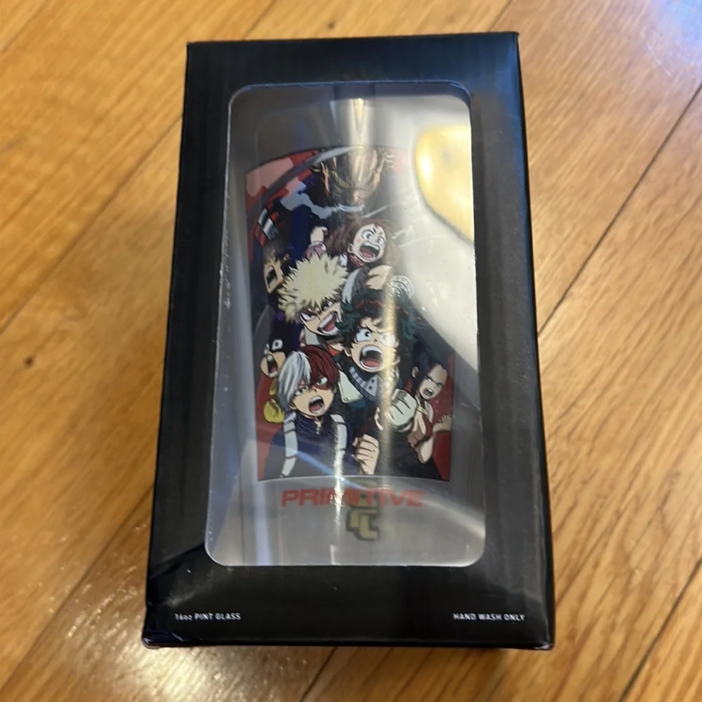 Primitive x My Hero Academia Pint Glass